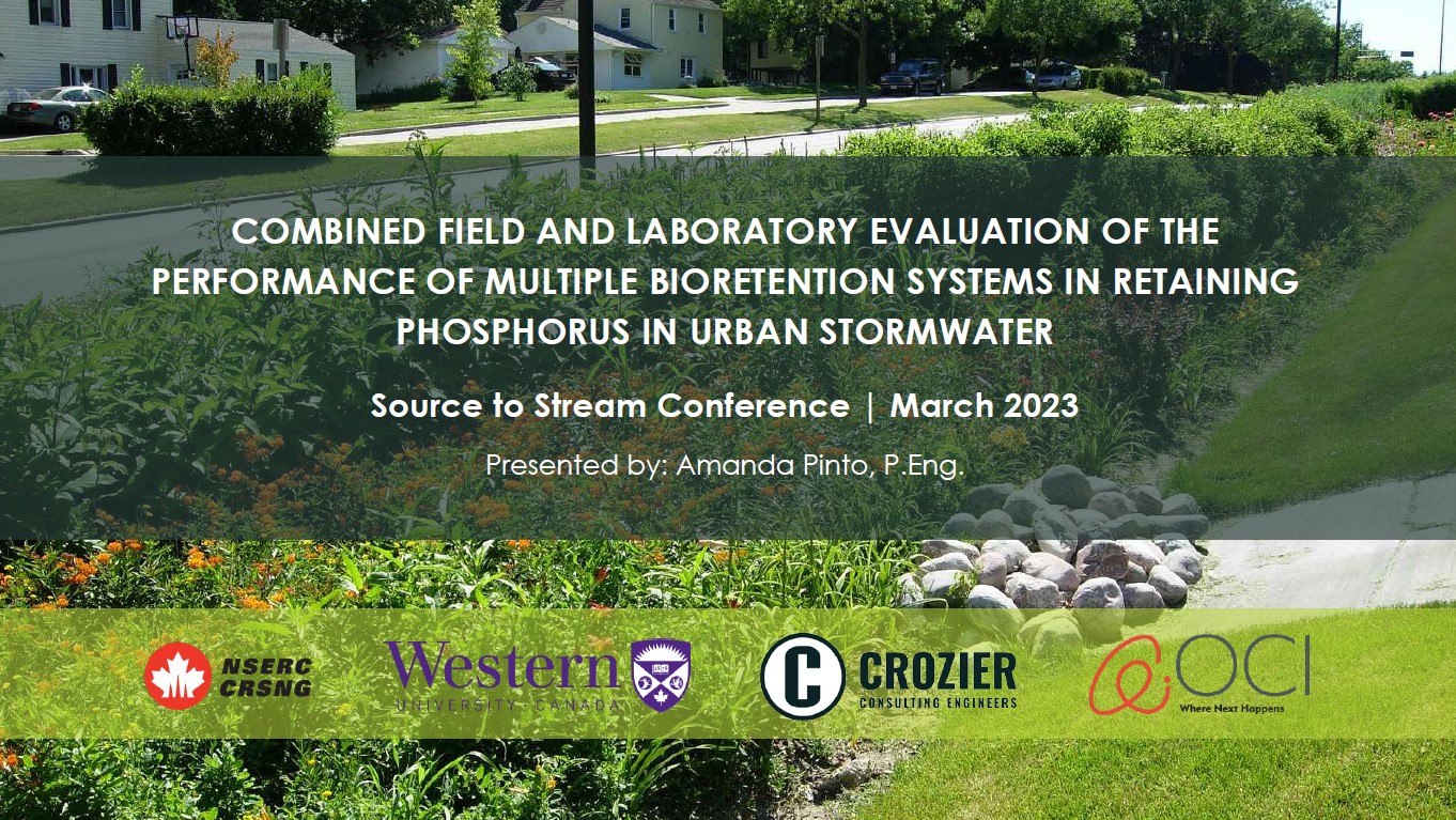 Influence of Winter De-icing Salts on Phosphorus Retention in Bioretention Systems