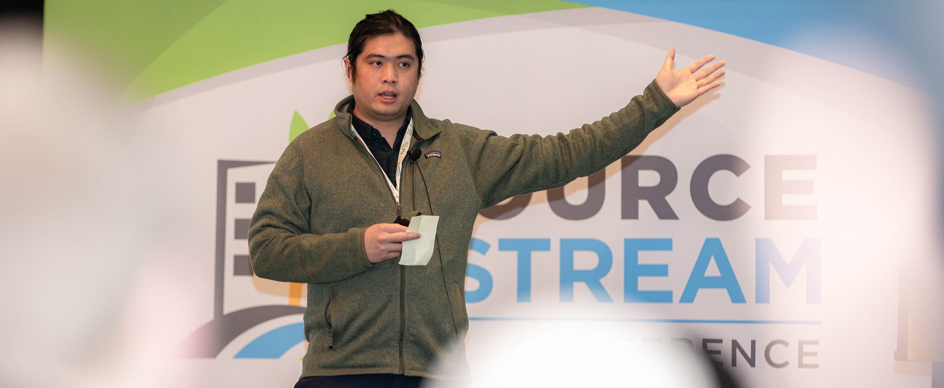 speaker delivers presentation at 2024 Source to Stream conference