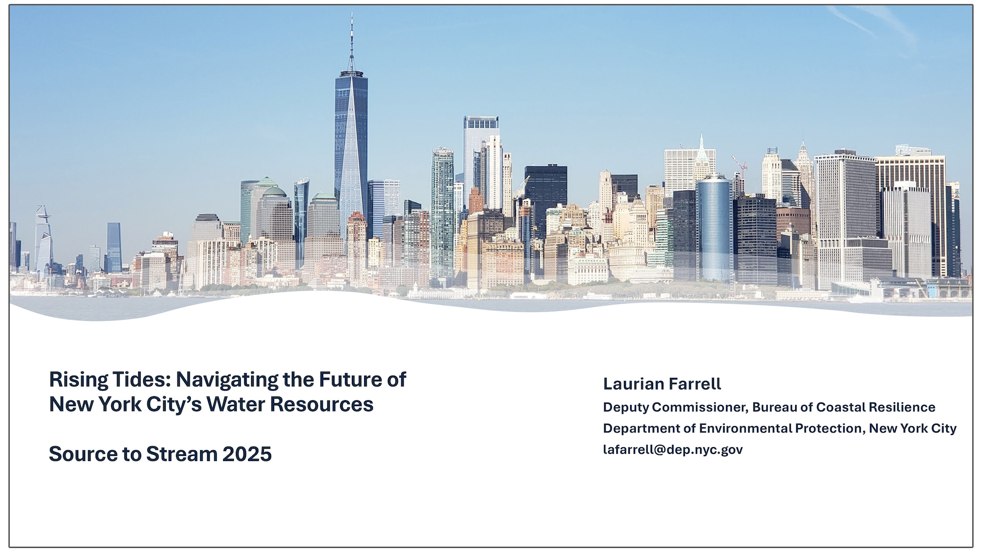 Rising Tides - Navigating the Future of New York City Water Resources