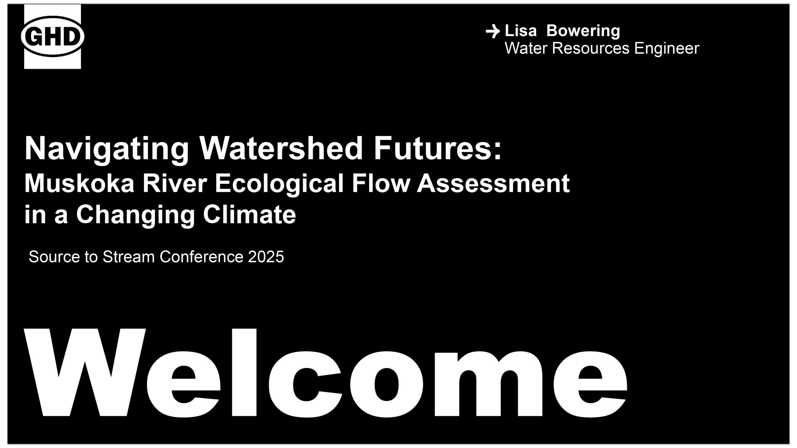 Navigating Watershed Futures - Muskoka River Ecological Flow Assessment in a Changing Climate