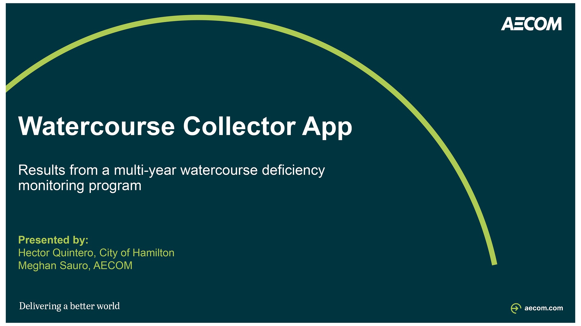 Watercourse Collector App - Results from a Multi-year Watercourse Deficiency Monitoring Program in the City of Hamilton