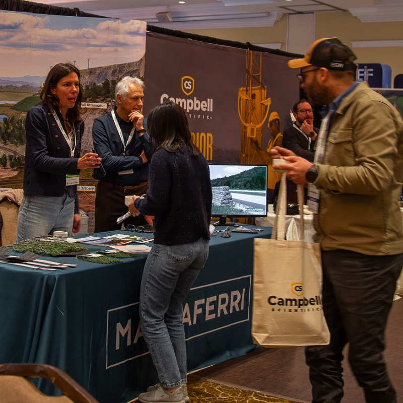 Source to Stream attendees explore the conference trade show