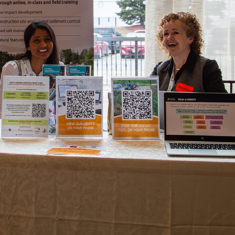 Source to Stream attendees explore the conference trade show