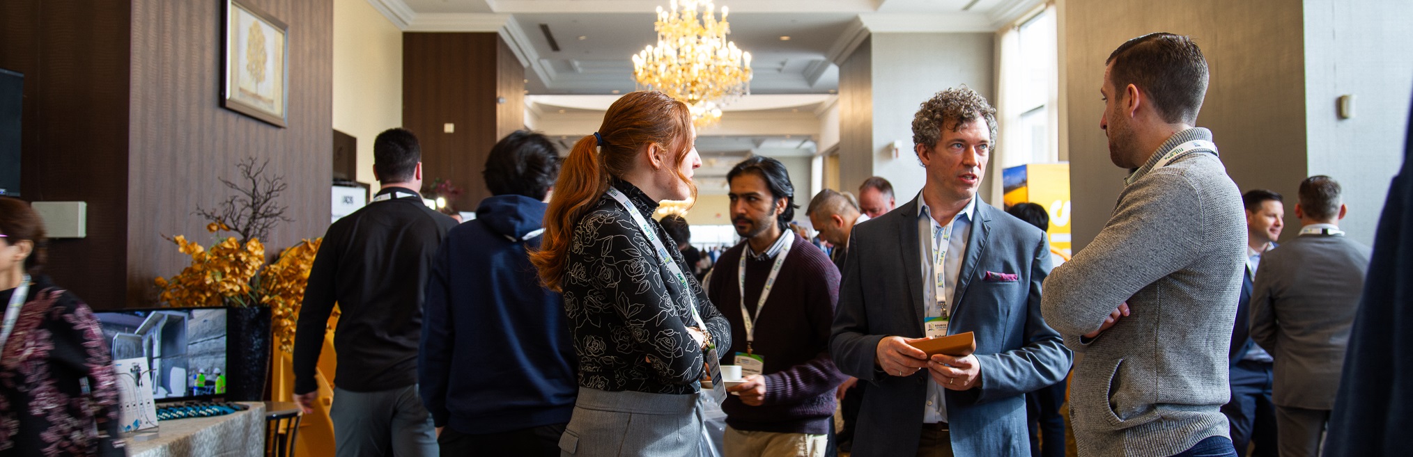 delegates networking at the Source to Stream conference